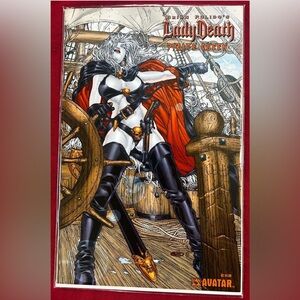 Rare Avatar Nm Lady Death Pirate Queen 2007 Comic Book Collectible Fantasy